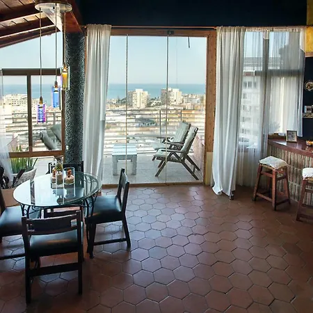 Penthouse 18 Floor Sea View 아파트 토레몰리노스